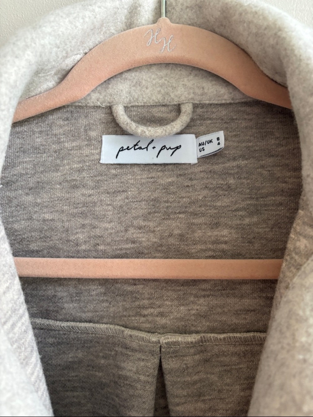 Petal & Pup Beige Shacket Coat NWOT - Picture 3 of 7